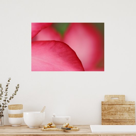 Roze lef poster (Keuken)