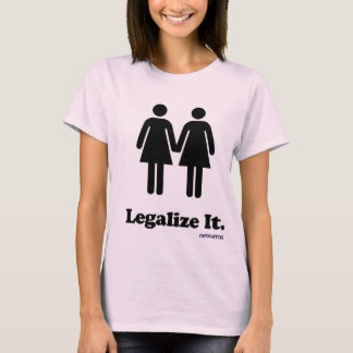 Roze Legalize Shirt homohuwelijk