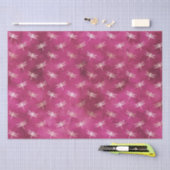 Roze lege Waterverf libellen Tissuepapier (Craft)