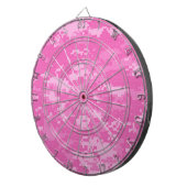 Roze LEGER ACU Camo Camouflage Dart Board Dartbord (Voorkant Rechts)
