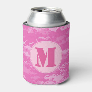 Roze LEGER ACU Camo Koozie blikhouder