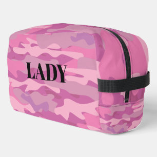 Roze leger camo militaire camouflage toilettas toilettasje