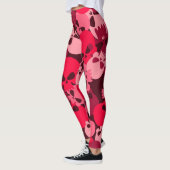 Roze Leger Camouflage Patroon Allover Leggins Leggings (Links)