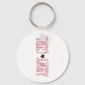 roze legermeisje sleutelhanger (Voorkant)