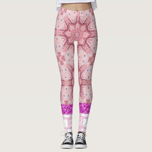 Roze Leggingen Leggings (Voorkant)