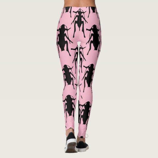 Roze leggings (Achterkant)