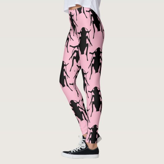 Roze leggings (Links)