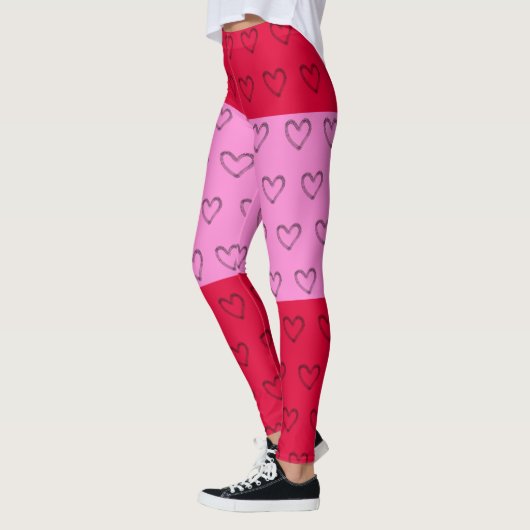 roze leggings (Links)