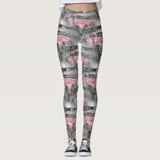  roze leggings (Voorkant)
