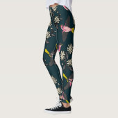 Roze Leggings en bloemen (Links)