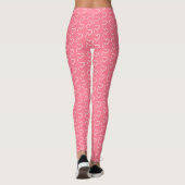 Roze Leggings met Harten Kies Je Kleur (Achterkant)