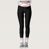 Roze Leggings van de Heart Love Women's (Voorkant)