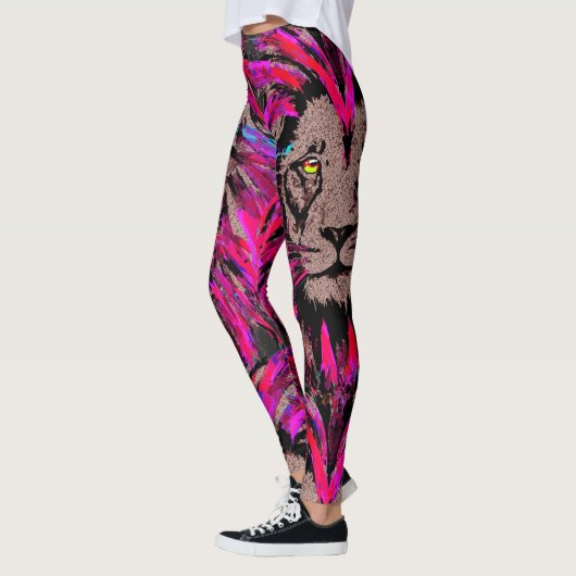 Roze Leggings van de Lion - het Portret van het Ge (Links)