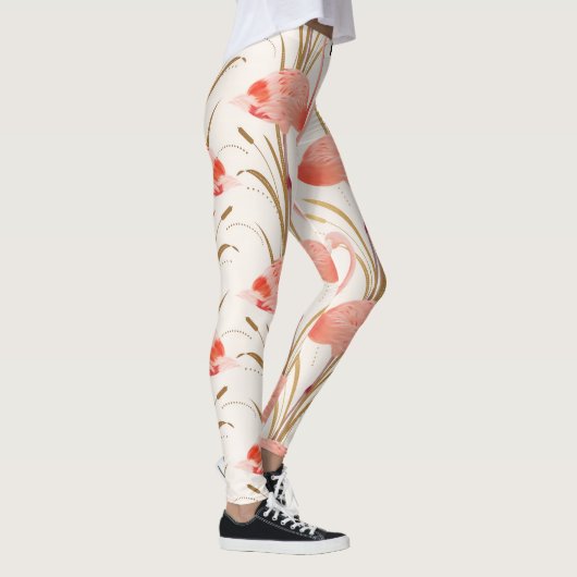 Roze Leggings van de Werkout van Flamingo (Rechts)