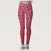 Roze Leggings van Leppard - Valentijnse Yoga Pants (Voorkant)