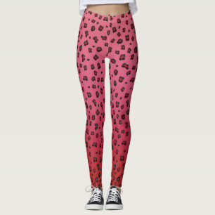 Roze Leggings van Leppard - Valentijnse Yoga Pants
