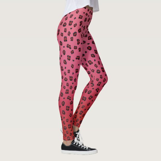 Roze Leggings van Leppard - Valentijnse Yoga Pants (Rechts)