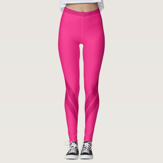 Roze Leggings voor Booty Shape (Voorkant)