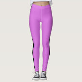 Roze leggings voor dames, yoghagons, actieve kledi (Voorkant)