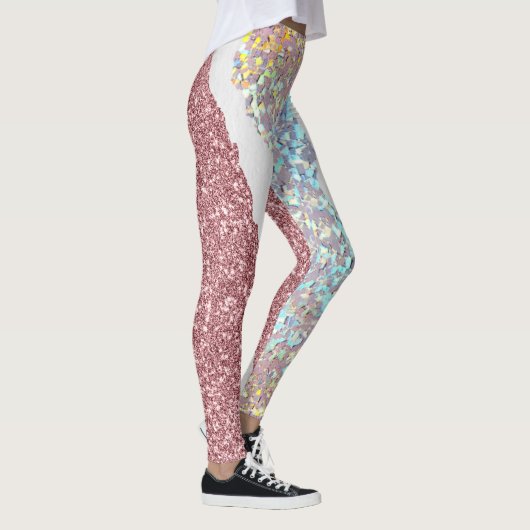 Roze Leggings voor glitter (Rechts)