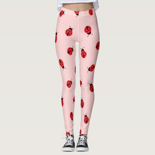 Roze Leggings voor Ladybug (Voorkant)