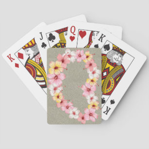 Roze Lei Spelen Pokerkaarten