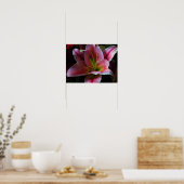 ROZE LEILIEBLOEM POSTER (Keuken)