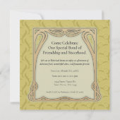 Roze Lelie-Bloem Betekenis Vriendschap -Style Kaart (Achterkant)