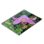 Roze lelie bloem bloesem notitieboek (Linkerzijde)