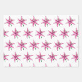 Roze Lelie Bloementuin Bruiloft Shower Feest Inpakpapier Vel (Voorkant 3)