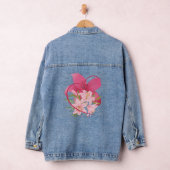 Roze lelie  denim jacket (Hangar)