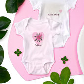Roze Lelie Hart Romper