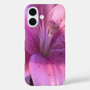 Roze lelie iPhone hoesje