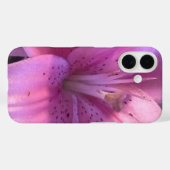 Roze lelie iPhone hoesje (Achterkant (horizontaal))