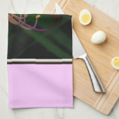 Roze lelie keukendoek theedoek (Quarter Fold)