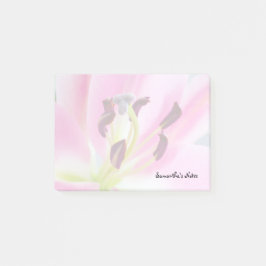 Roze lelie notities post-it® notes