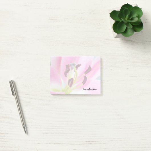 Roze lelie notities post-it® notes (Kantoor)