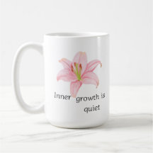 Roze leliebloem Innerlijke groei Inspirerend