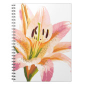 roze leliebloem | Waterverf bloemenschilderij Notitieboek (Voorkant)
