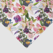Roze lelies bloemig paars decoupage tissuepapier (Detail)