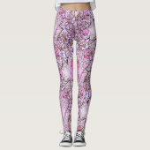 Roze Lelies..... Leggings (Voorkant)