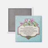 Roze Lelies Liefde is Patiënt, Liefde is Vriendeli Magneet (Voorkant / Achterkant)