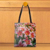 Roze Lelies Tote Tas