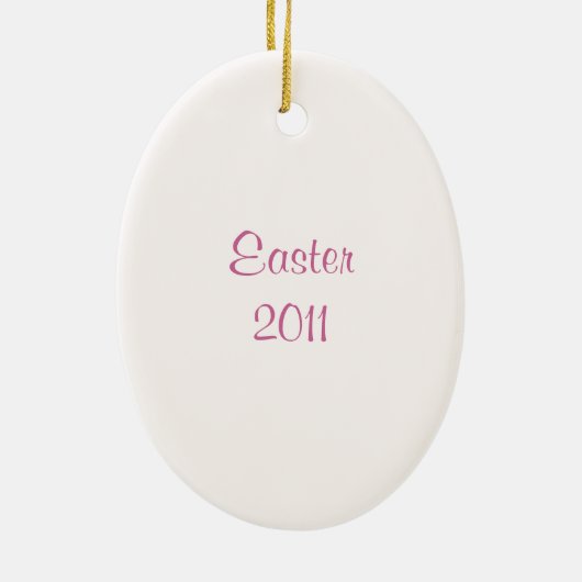 Roze lelies - versiering keramisch ornament (Achterkant)