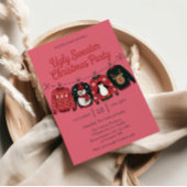 Roze Lelijke Trui Vakantie Party | Leuke kerst Kaart