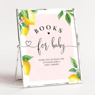 Roze Lemon boeken voor baby Poster