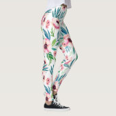 Roze lentbloemen leggings (Rechts)