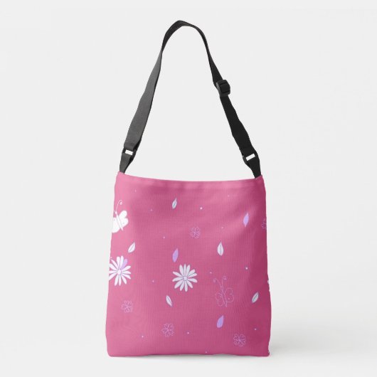  Roze Lente 4 Crossbody tas (Achterkant)
