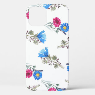Roze Lente Bloemen Waterverf Botanisch Case-Mate iPhone Case
