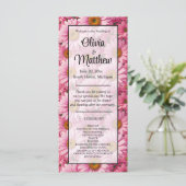 Roze lente bloemenroze madeliefjes retro roze bloe (Staand voorkant)